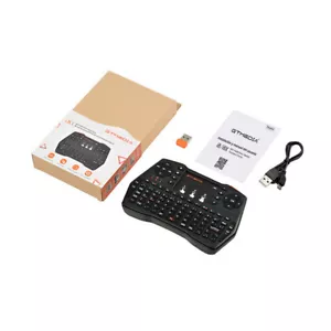 GTMEDIA i8X PLUS 2.4GHz Wireless Keyboard Air Mouse Touchpad Android TV BOX PC - Picture 1 of 5