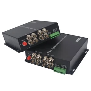 4x 3G HD SDI Video RS422 RS232 Fiber Converters BNC SDI to Fiber Extender 1 Pair - Picture 1 of 6