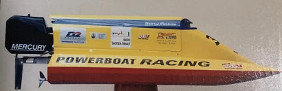 rc rennboote gebraucht, Hobbymodell, 6,5PS 2 Takt Benzinmotor  - Bild 1 von 4