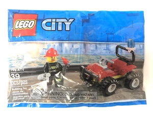 New SEALED Lego Town City Polybag - Fire ATV 30361 (cty0965) Kids Stocking - Picture 1 of 4