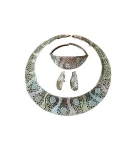 Bold Statement Gold-Plated Jewelry Set - Picture 1 of 1