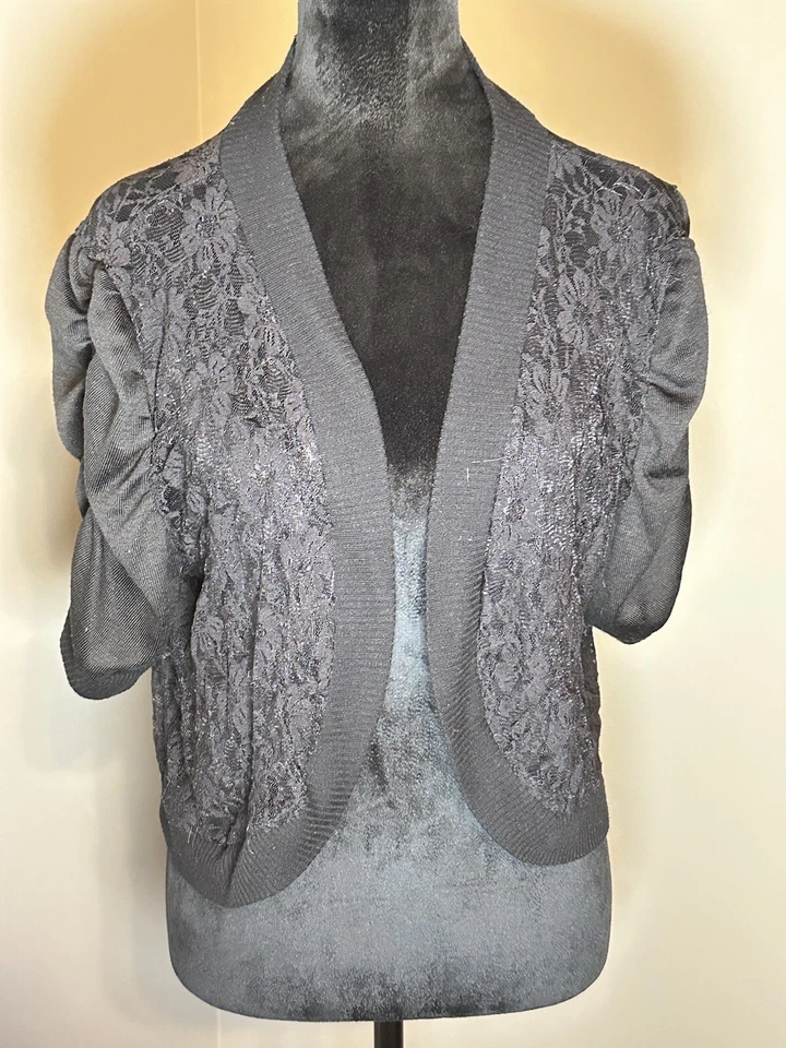 Suéter Allison Brittney Encogerse de hombros Plus 2XL Encaje Gótico Emo Rosa Rock Elegante C5 Foto 1 de 4