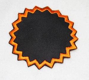 Panneaux de vélo comme écusson application repasseur 8 cm couleur souhaitée NEUF - Photo 1/1