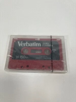 Verbatim Data Cassette T 150H T150H NEW Sealed Blank Free Shipping *Red* - Image 1 of 4