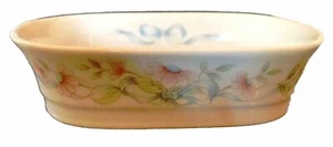 Jabonera vintage Princess House porcelana patrimonio cinta floral - Imagen 1 de 5