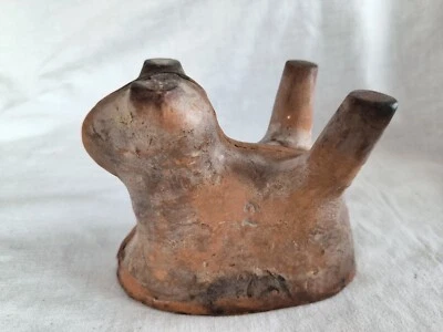 Sehr alte Backform Ton Keramik 2-tlg Lamm Bäckerei Konditorei Osterlamm Vintage  - Bild 1 von 4