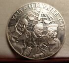 French WW2 41mm medal YALTA CONFERENCE STALIN ROOSEVELT CHURCHILL
