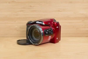 Nikon COOLPIX L840 16 MP Digital Camera, 38x Optical Zoom, Full HD video, red - Picture 1 of 9