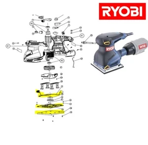 Ryobi EOS2410 Sanding Pad Assembly - Picture 1 of 4