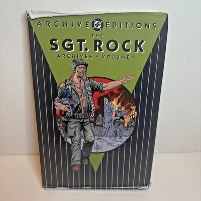 THE SGT. ROCK Archive Editions Vol 1 HC DC Comics OOP First Printing ACCEPTABLE - Image 1 of 4