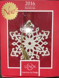 Lenox Annual 2016 Snow Fantasies Schneeflocke Christbaumschmuck OVP - Bild 1 von 1