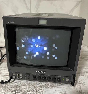 Sony Trinitron PVM-8041Q 8" CRT RGB Color Video Monitor Tested 3 Input 4:3 16:9 - Image 1 of 4