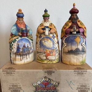 Nativity 3 Wisemen Jim Shore “Let Every Heart Prepare Him Room” 113256 Holiday - Picture 1 of 11