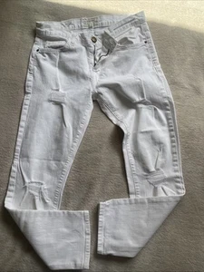 Current Elliott Current/Elliott White Jeans 1557 The Fling Le Fling Size 26 New - Picture 1 of 12