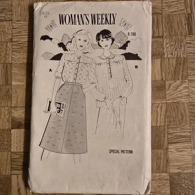 Vintage dress pattern womens weekly size 12 - Image 1 of 4