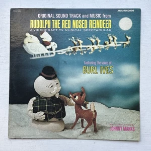 RUDOLPH THE RED NOSED REINDEER FEATURING BURL IVES Orig Soundtrack MCA-15003 - Picture 1 of 4