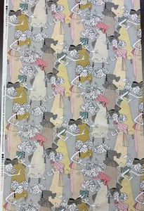 Alexander Henry A GHASTLIE CASTING Gray Quilting Cotton Fabric BTY - Picture 1 of 2