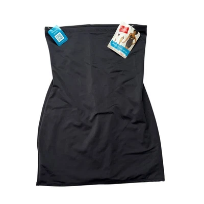 Hanes женщин половина скольжения 2XL черный похудения Shapewear высокая талия разглаживания фирма - Изображение 1 из 4