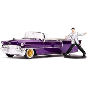 JADA JADA JADA30985 1/24 1956 Cadillac Eldorado lila mit Elvis Presley Figur - Bild 1 von 5