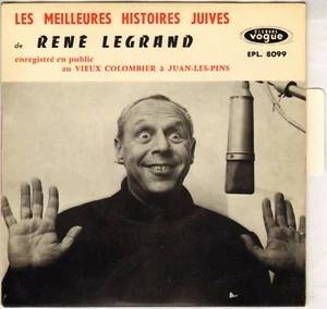 RENE LEGRAND "LES MEILLEURES HISTOIRES JUIVES" 60'S EP VOGUE 8099 - Picture 1 of 2
