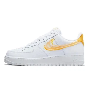 Nike Air Force 1 ‘07 white solar flare Uk size 14 - Picture 1 of 8