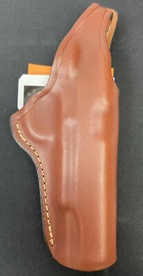 Hunter 5000 Series High Ride Colt Government Leather Belt Holster Brown Rt Hand - Image 1 of 3