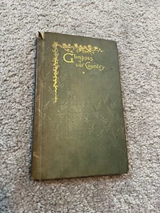 Rare 1892 LOUIS K. HARLOW 1st Water Color Sketches GLIMPSES OF OUR COUNTRY Vol 1 - Bild 1 von 6