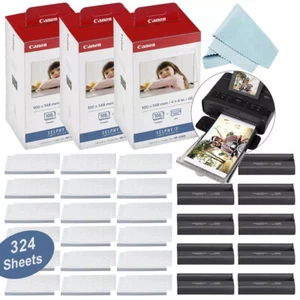 Canon KP-108IN Farbe Tinte/Papier Set Posten SELPHY 910 CP1500 CP1300 CP1200 Value Kit - Bild 1 von 18