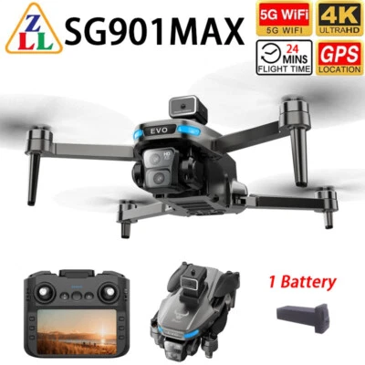 ZLL SG901MAX Drone GPS 4K HD Camera Obstacle Avoidance Screen Control Quadcopter - Image 1 of 4