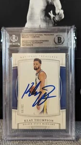 2019 Panini National Tresures Klay Thompson Warriors Auto /99 Graded #49 - Picture 1 of 24