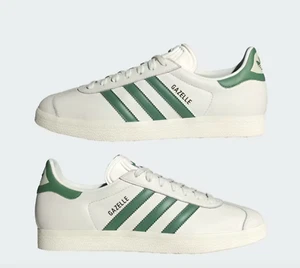 NEW Men's Adidas GAZELLE IG1635 White Collegiate Green OG Shoes IG4990 IE0579 - Picture 1 of 5