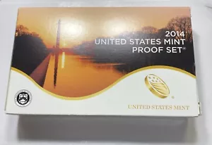 2014 United States Mint (14) Coin Clad Proof Set In OGP/COA Item 9697 - Picture 1 of 9