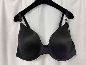 NWT Plus Size 40DD Victoria’s Secret Very Sexy Push-Up Demi Underwire Black Bra - Picture 1 of 10