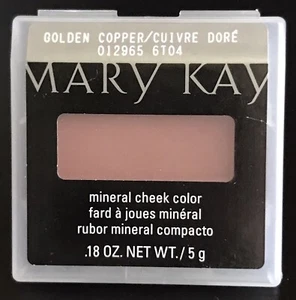 New In Package Mary Kay Mineral Cheek Color Blush Golden Copper Full Size - Picture 1 of 2