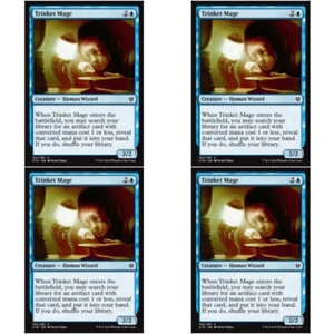 4 x Trinket Mage Commander 2016 Magic The Gathering Blue - Human Com - Imagen 1 de 1