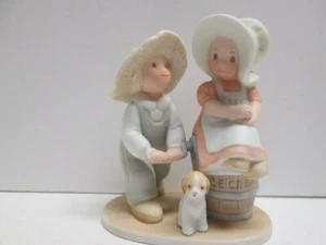 HOMCO Obra Maestra Porcelana Círculo de Amigos Saborea y Ver El Señor es Bueno - Imagen 1 de 9