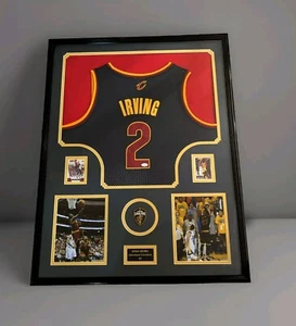 KYRIE IRVING Signed Framed Jersey Authenticated + COA Cleveland Cavaliers Cavs - Picture 1 of 7