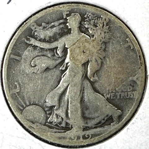 1919 50C Walking Liberty Half Dollar, SEMI-KEY DATE! (75143) Cover