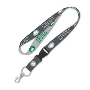 BOSTON CELTICS LANYARD KEY CHAIN W/ DETACHABLE BUCKLE 1" WIDTH 22" LENGTH  - Picture 1 of 1