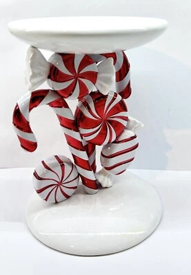 Bath Body Works Peppermint Pedestal 3 Wick Candle Holder 2024 NIB - Image 1 of 4