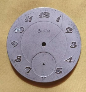 ZentRa Vintage Dials from Pocket watch.Metal - Picture 1 of 10
