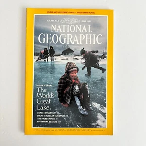 National Geographic June 1992 Magazine, Great Lake Sunset Boulevard Palestinians - Picture 1 of 8