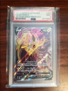 PSA 9 MINT Jolteon V SWSH183 VMAX Premium Collection Promo Full Art Pokemon Card - Picture 1 of 2
