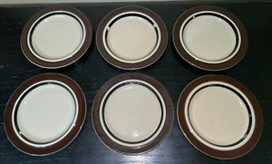 (6) Arabia of Finland RUJIA TROUBADOUR 7" Bread and Butter Plates - Picture 1 of 2