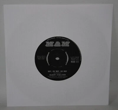 Gilbert O' Sullivan - Why, Oh Why, Oh Why - 1973 Vinyl 7" Single - MAM 111 - Image 1 of 3