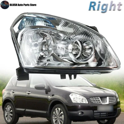 Right Side Front Headlight Headlamp Housing NO Bulb For Nissan Qashqai 2008-2015 - Image 1 of 4