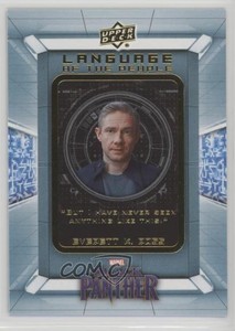 2018 Upper Deck Marvel Black Panther Language of the People Everett Ross K 0vm5