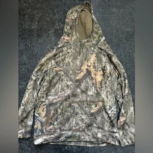 Felpa con cappuccio mimetica da caccia uomo Mossy Oak vintage, XXL - Foto 1 di 3
