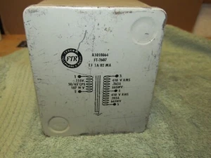 Vintage Federal Telephone A1010864 FT2607 Power Transformer 410 Volts x2 - Picture 1 of 4