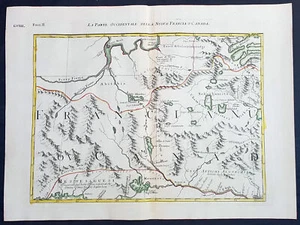 1778 Antonio Zatta & John Mitchell Antique Map of East Quebec & Western Ontario - Picture 1 of 4